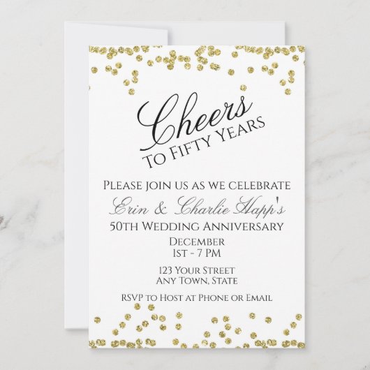 50e Jubileum Kaart (Voorkant)