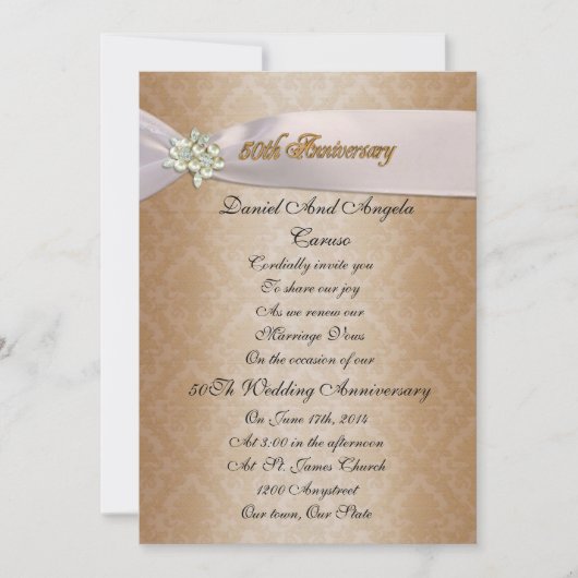 50e Jubileum Kaart (Voorkant)