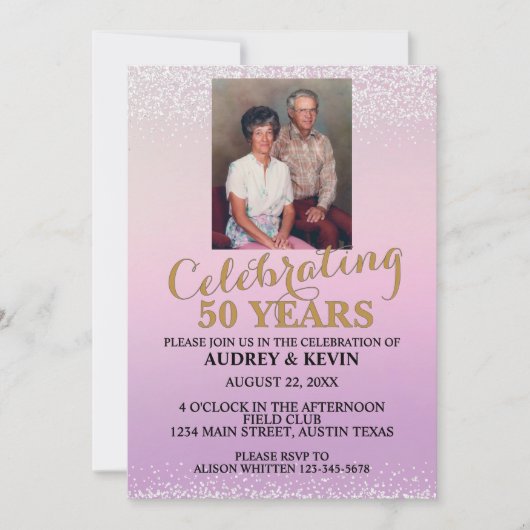 50e Jubileum Kaart (Voorkant)
