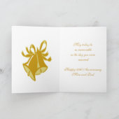 50e Jubileum Kaart voor moeder en vader (Binnen)