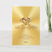 50e Jubileum Kaart voor Ouders, Vrouw, Vrienden (Achterkant)