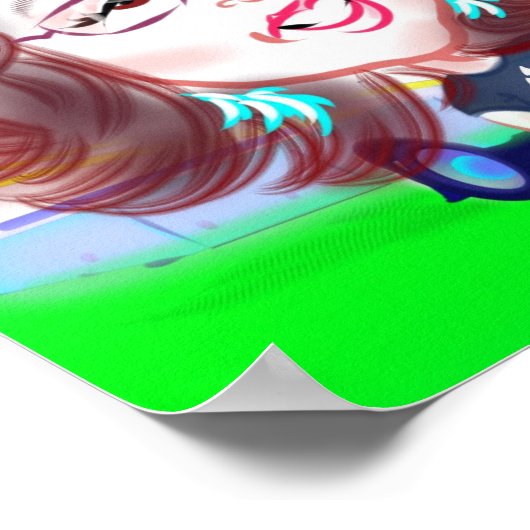 50e Jubileum Karikatuur Poster (Hoek)