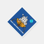 50e Jubileum logo, Apollo 11 maanlanding: Servet (Hoek)