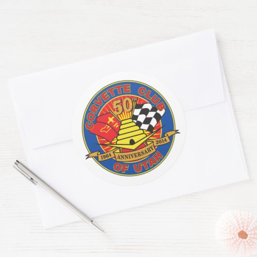 50e Jubileum Logo Stickers (Envelop)