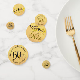50e Jubileum Lovebirds Confetti