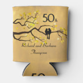 50e Jubileum Lovevogels Aangepast Blikjeskoeler (Voorkant)