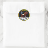 50e Jubileum maanlanding, Apollo 11 insignes: Ronde Sticker (Tas)