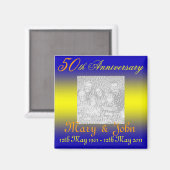 50e Jubileum magneet (Voorkant / Achterkant)