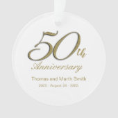 50e Jubileum Memento Ornament Gift (voorkant)