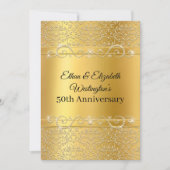 50e Jubileum met Gold en Black Diamond Kaart (Voorkant)