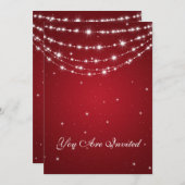 50e Jubileum met mousserende keten Rood Kaart (Voorkant / Achterkant)