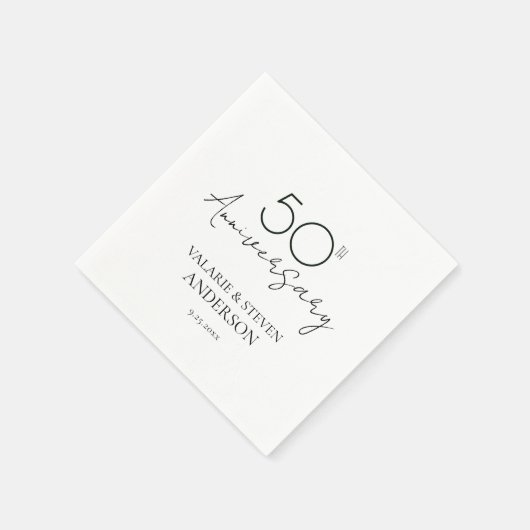 50e Jubileum Minimal servetten (Hoek)