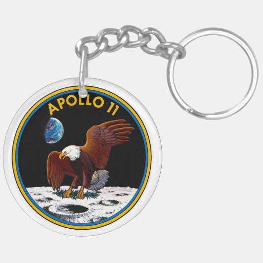 50e Jubileum Moon Landing, Apollo 11 insignia: Sleutelhanger (Achterkant Links)