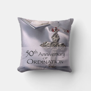 50e jubileum naam wijding kelk kussen