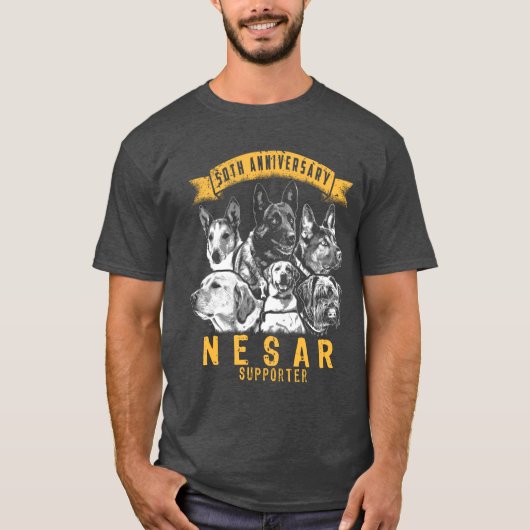 50e Jubileum NESAR K9 T-shirt (Voorkant)