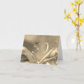 50e Jubileum nummer 50 jaar jubileum elegant Kaart (Gele Bloem)