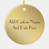 50e Jubileum of 50e geboortedag Keramisch Ornament (Achterkant)