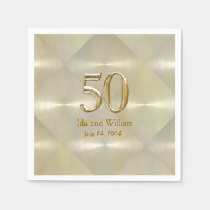 50e Jubileum of verjaardag Servet