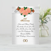 50e Jubileum officiële uitnodiging Hibiscus (Staand voorkant)