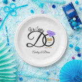 50e Jubileum op maat Papieren Bordje (Feest)