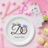 50e Jubileum op maat Papieren Bordje (Feest)