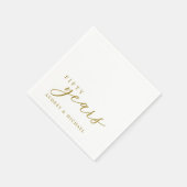 50e Jubileum op maat Servet (Hoek)