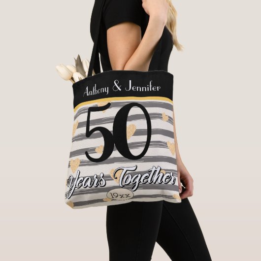 50e Jubileum op maat Tote Bag (Dichtbij)