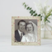 50e Jubileum Partij met Foto Kaart (Staand voorkant)