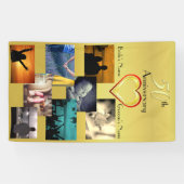 50e Jubileum Photo Collage Idea Spandoek (Horizontaal)