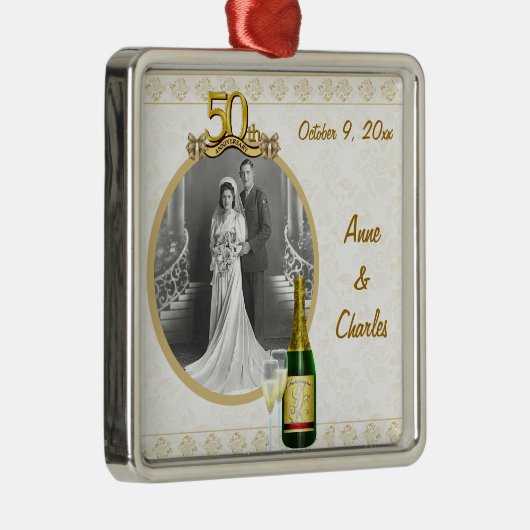 50e Jubileum Photo Keepomwille Ornament (Rechts)