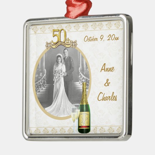 50e Jubileum Photo Keepomwille Ornament (Links)