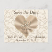 50e Jubileum Post Kaart Opslaan datums (Voorkant)