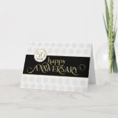 50e Jubileum - Prestigieuze Black Gold Kaart (Voorkant)