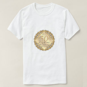 50e Jubileum Roos Gold Color T-Shirt