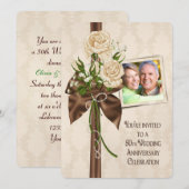 50e Jubileum Rozen Kaart (Voorkant / Achterkant)