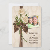 50e Jubileum Rozen Kaart (Voorkant)