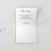 50e Jubileum Silver & Gold, Roze dank Bedankkaart (Binnen)