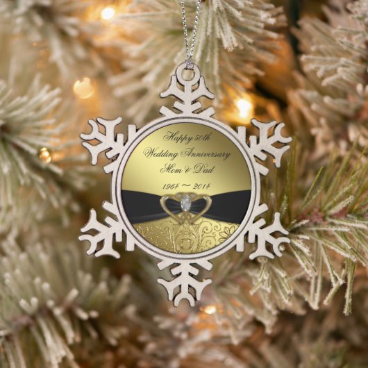 50e Jubileum Snowflake Ornament (Boom)