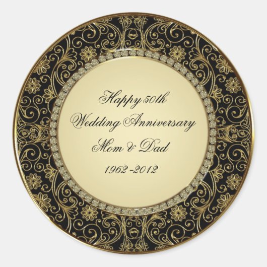 50e Jubileum Sticker (Voorkant)