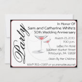 50e Jubileum Uitnodiging Cocktails (Voorkant)