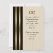 50e Jubileum Uitnodiging elegant (Achterkant)