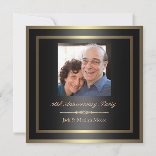 50e Jubileum Uitnodiging - Foto (Voorkant)