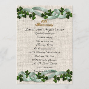 50e Jubileum Uitnodiging Iers thema