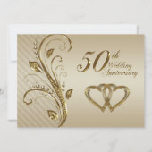 50e Jubileum Uitnodiging Kaart (Voorkant)