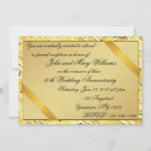 50e Jubileum Uitnodiging Kaart (Achterkant)