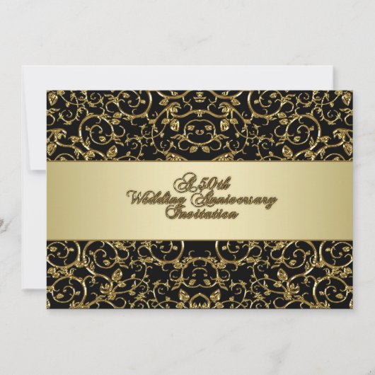 50e Jubileum Uitnodiging Kaart (Voorkant)