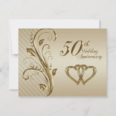 50e Jubileum Uitnodiging Kaart (Voorkant)