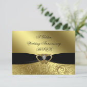 50e Jubileum Uitnodiging Kaart (Staand voorkant)