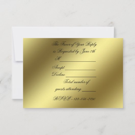 50e Jubileum Uitnodiging Kaart (Achterkant)