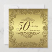 50e Jubileum Uitnodiging Kaart (Voorkant)